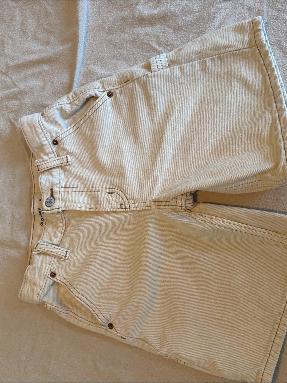 Old Navy Cream Kids' Relaxed Shorts